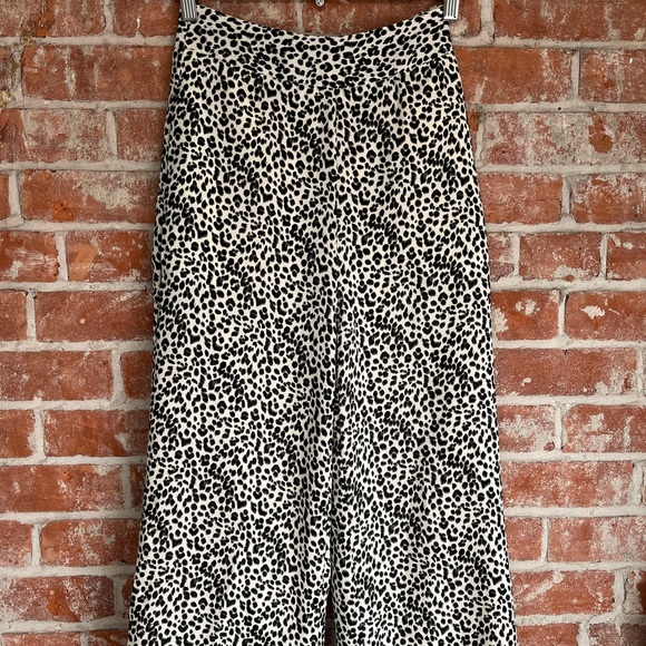 Patterned High-waisted Pants, size XS - Picture 1 of 5